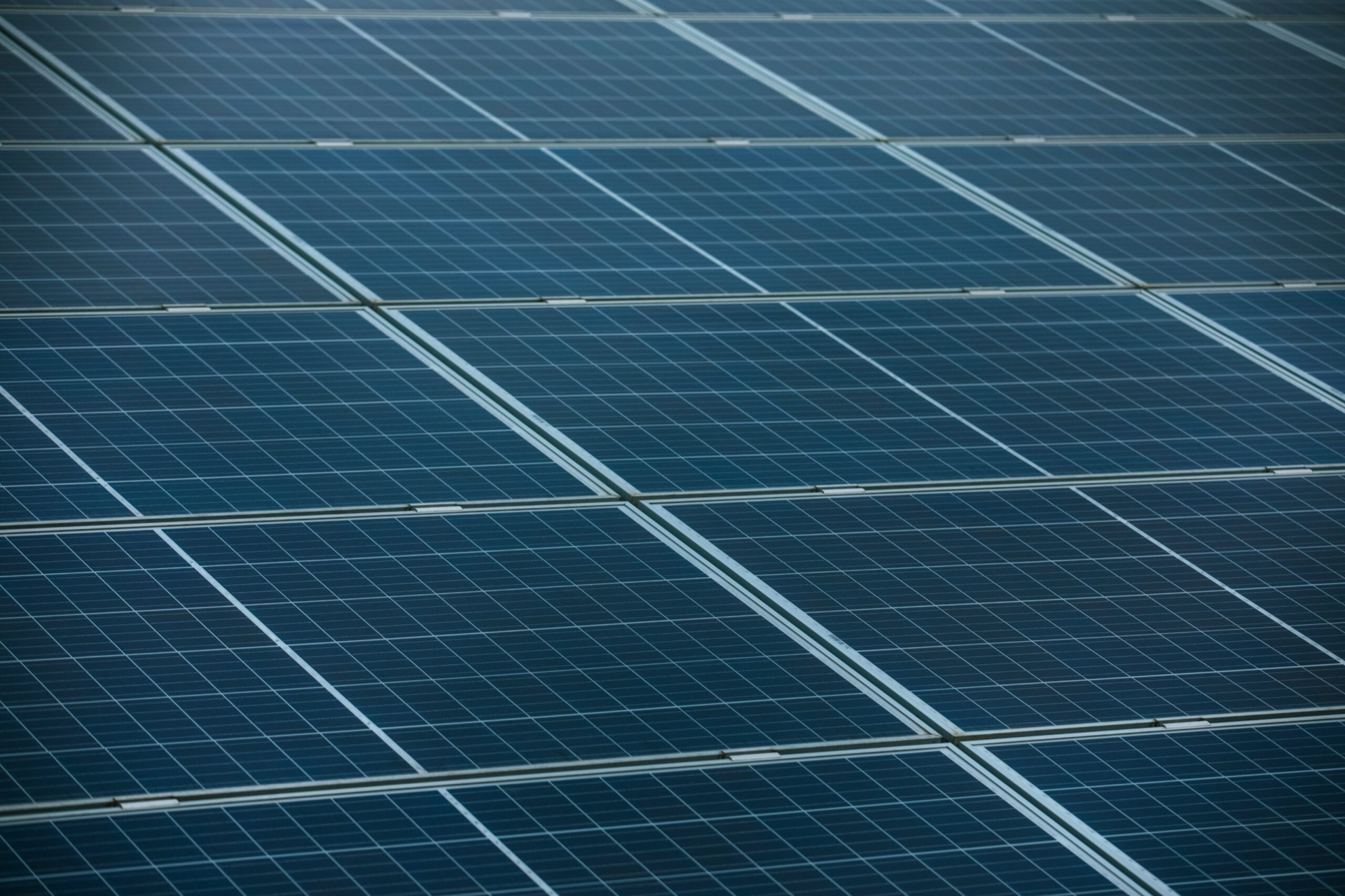 Solarpanels einer Photovoltaik-Anlage